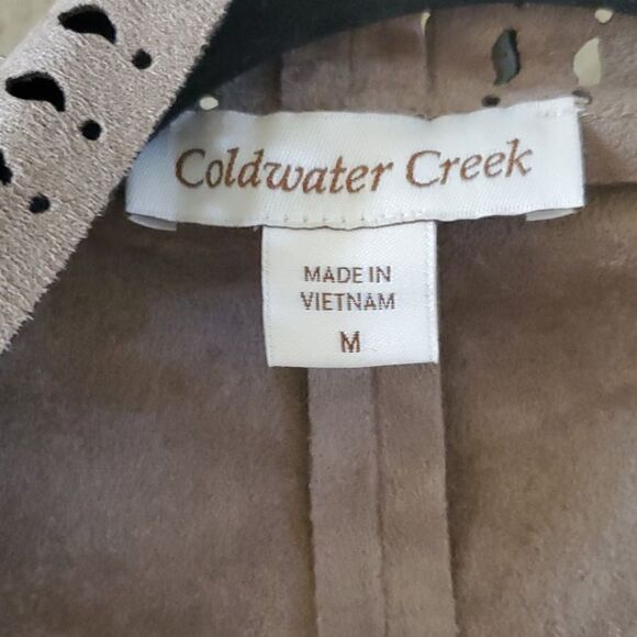 COLDWATER CREEK Open Front Jacket - Size Medium - Picture 5 of 6